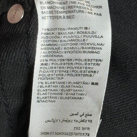 Simply Be Denim Womens Jeans 16R Black Wash Bootcut Straight Stretch - Picture 8 of 9